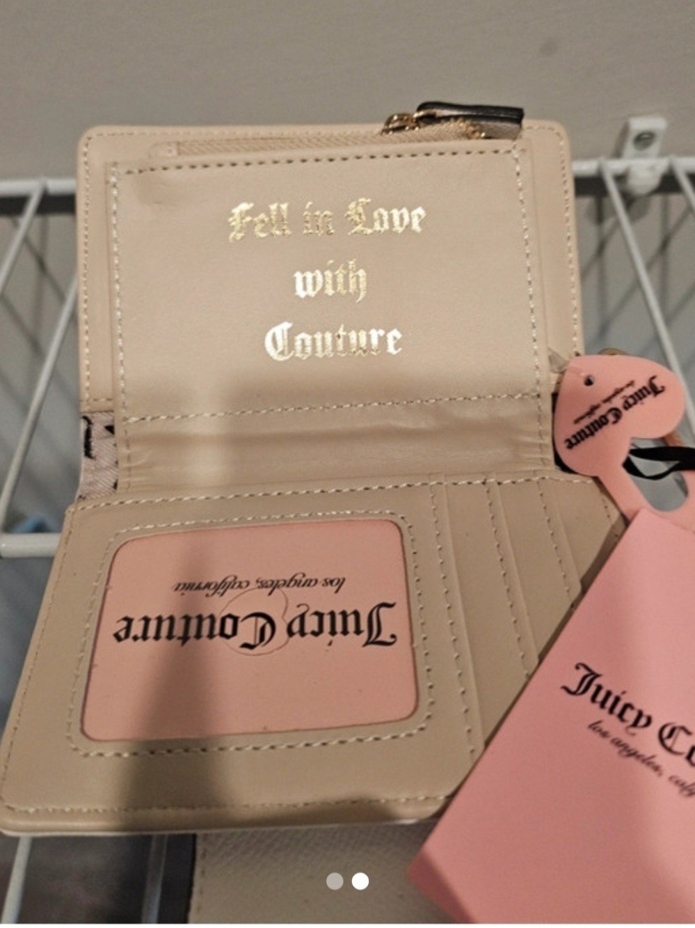 Juicy Couture White Wallet with Strawberry, Cherry & Heart Motifs - Picture 2 of 2